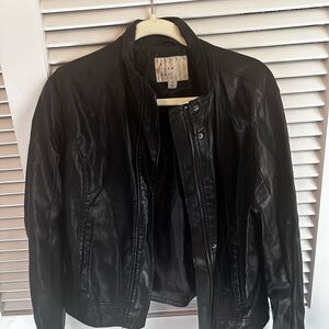 A new day pleather moto jacket size medium